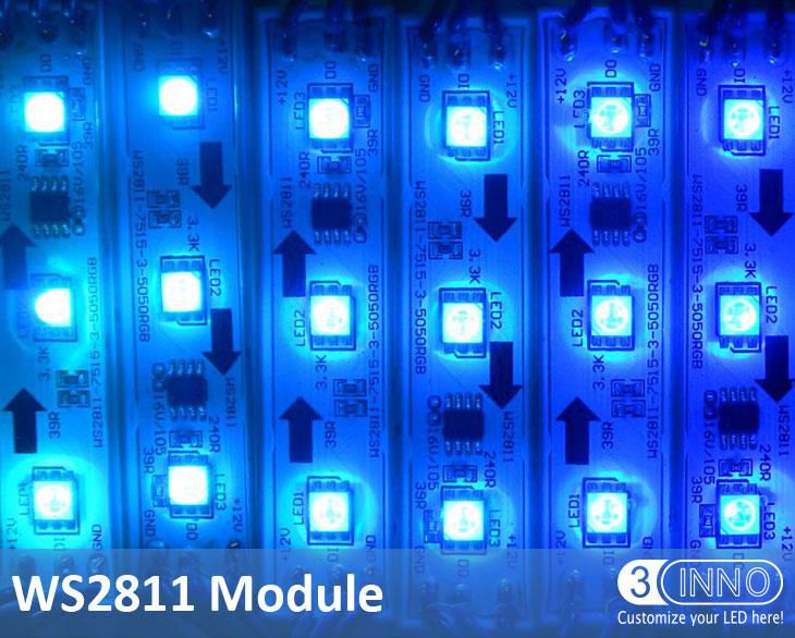 WS2811 LED モジュール (75x15mm)