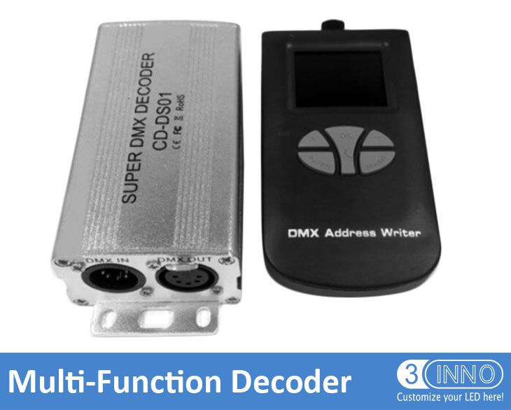 DMX デコーダー LED DMX デコーダー 512 チャンネル DMX デコーダー DMX アドレス ライター DMX512 デコーダーの DMX コンバーター WS2811 デコーダー スーパーに DMX LED 調光器