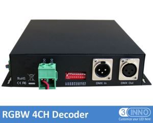 DMX LED ドライバー 4 チャネル PWM デコーダー RGBW デコーダー LED コンバーター WS2801 デコーダー DMX RGB デコーダー 4 チャンネル DMX デコーダー